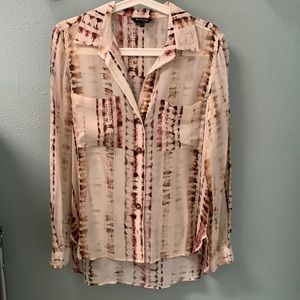Massimo Dutti tie-dye button down